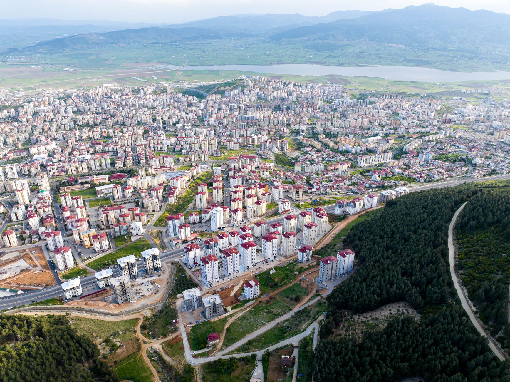Aerial view showcasing the urban expansion and landscape of a vibrant city surrounded by nature. — Here are some of the best